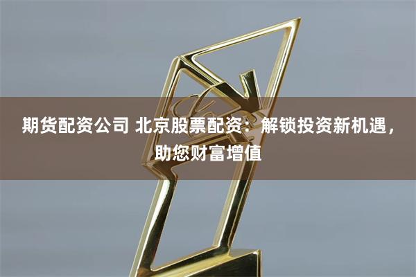 期货配资公司 北京股票配资：解锁投资新机遇，助您财富增值