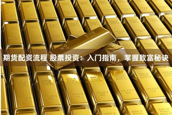 期货配资流程 股票投资：入门指南，掌握致富秘诀